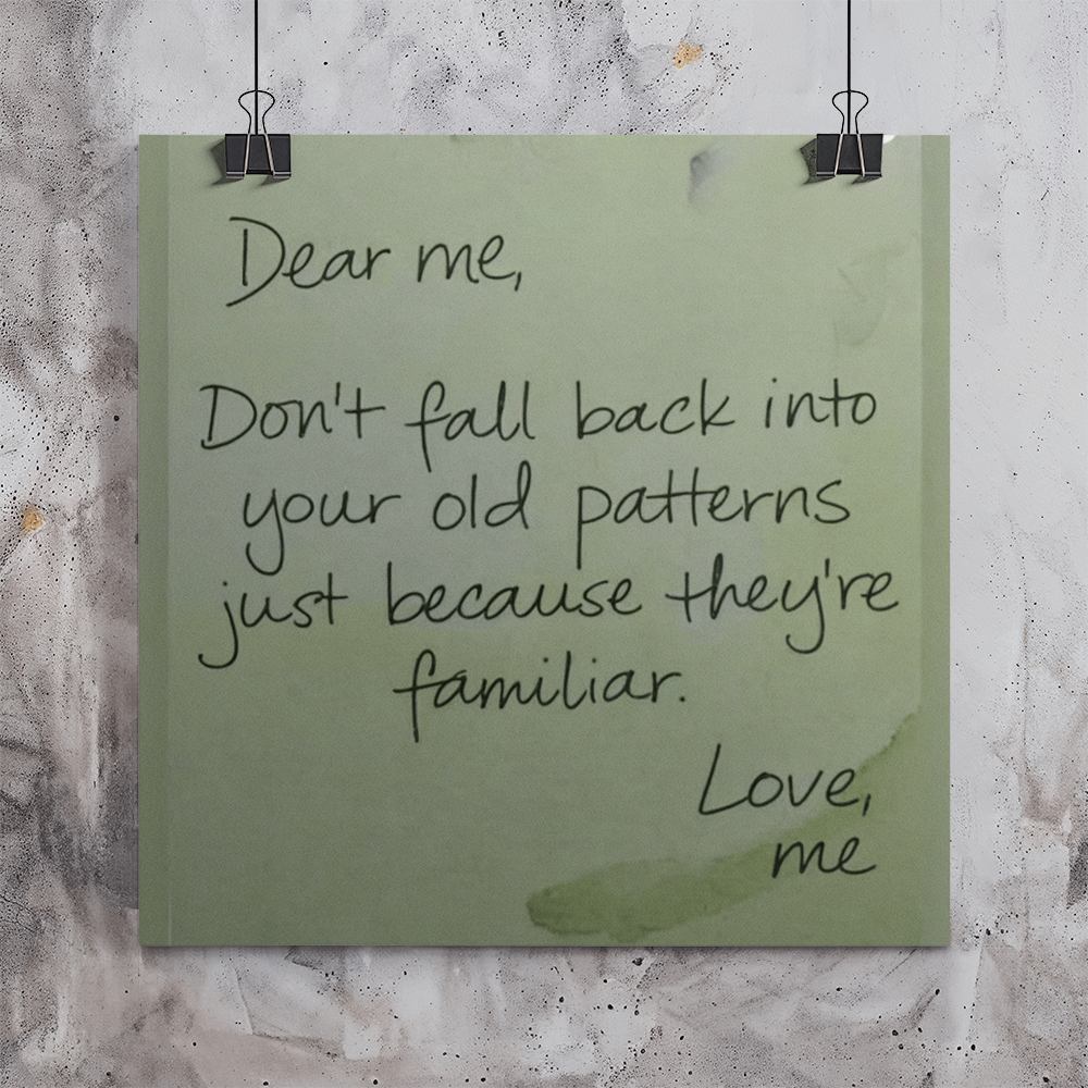 Self love poster for healing and personal growth