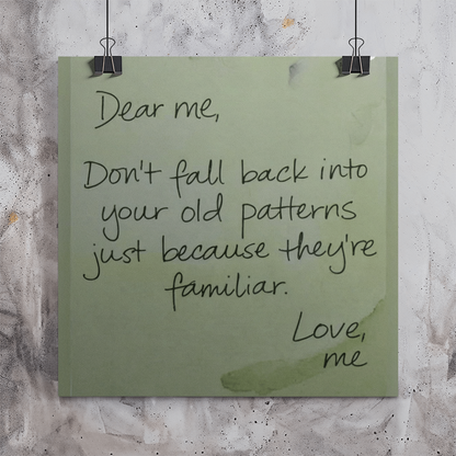 Self love poster for healing and personal growth