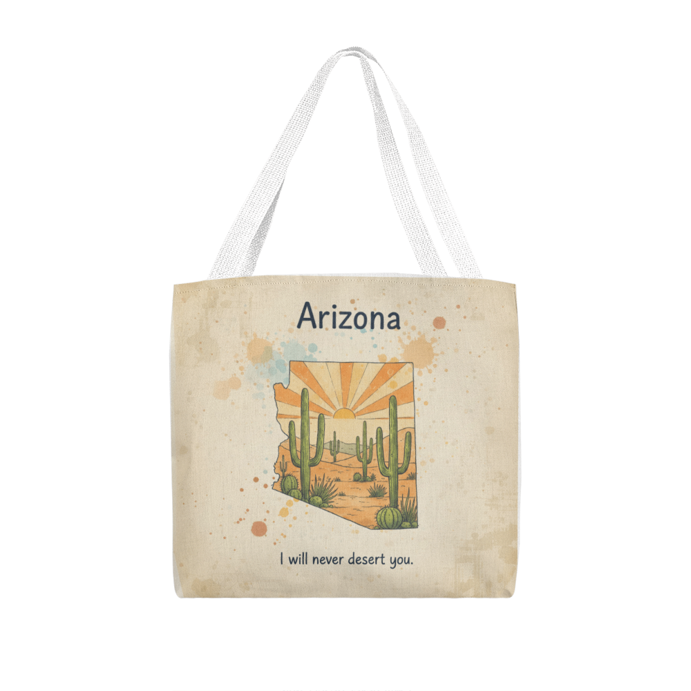 Desert lovers tote bag for everyday carry