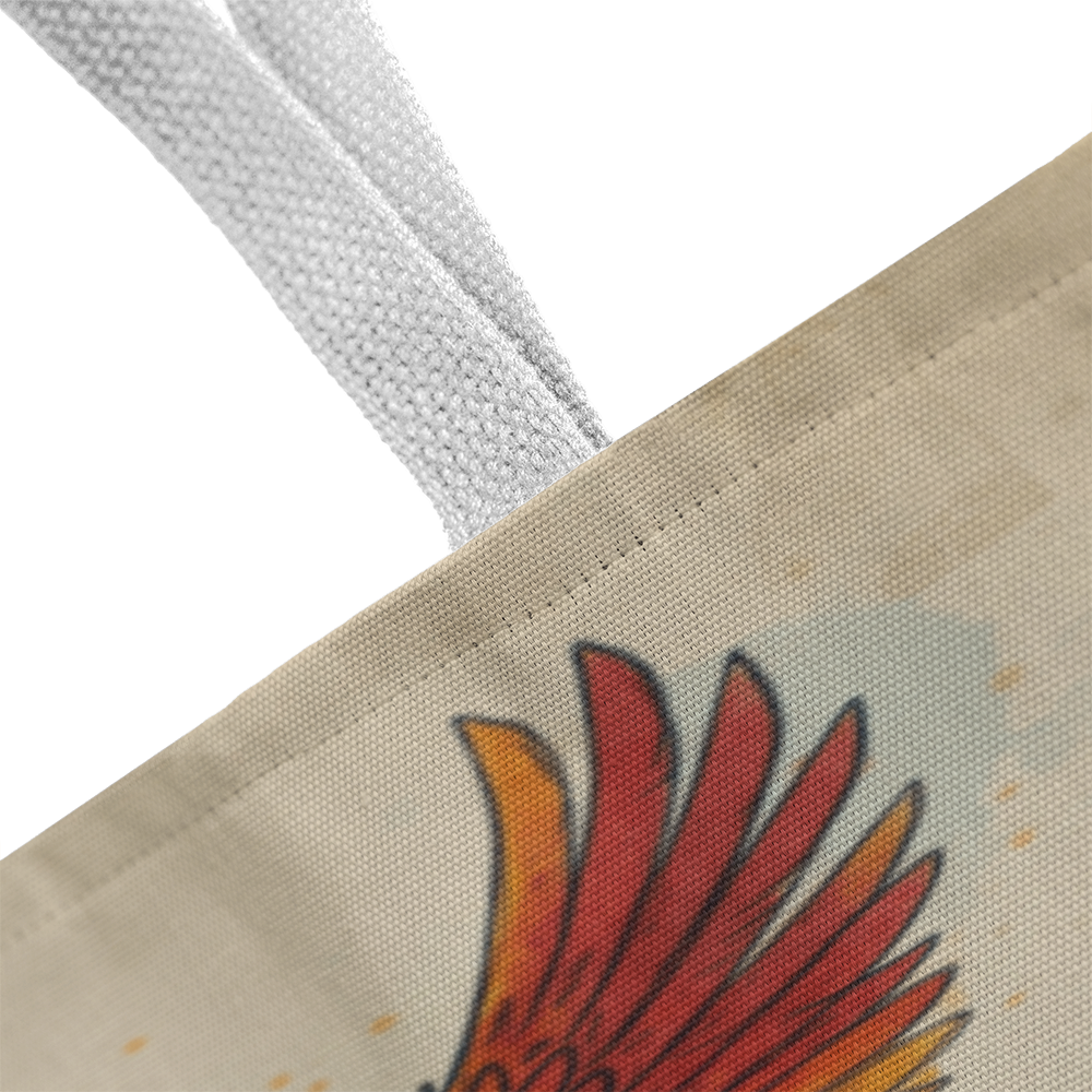 Phoenix Rise Tote Bag – Inspirational We Rise We Heal We Overcome Quote | Strength, Healing & Resilience Gift
