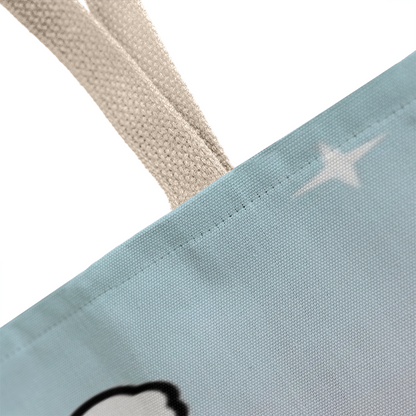 Cute Christmas Penguin Tote Bag | Festive Holiday Shopper & Gift Bag