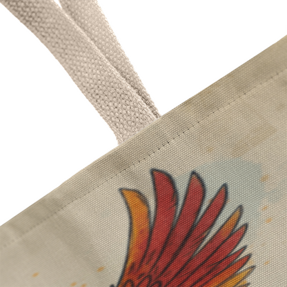 Phoenix Rise Tote Bag – Inspirational We Rise We Heal We Overcome Quote | Strength, Healing & Resilience Gift