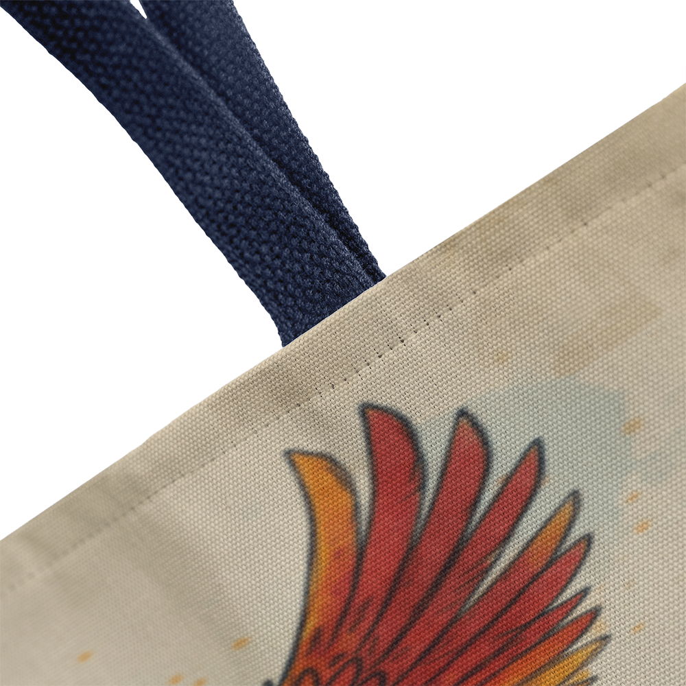 Phoenix Rise Tote Bag – Inspirational We Rise We Heal We Overcome Quote | Strength, Healing & Resilience Gift