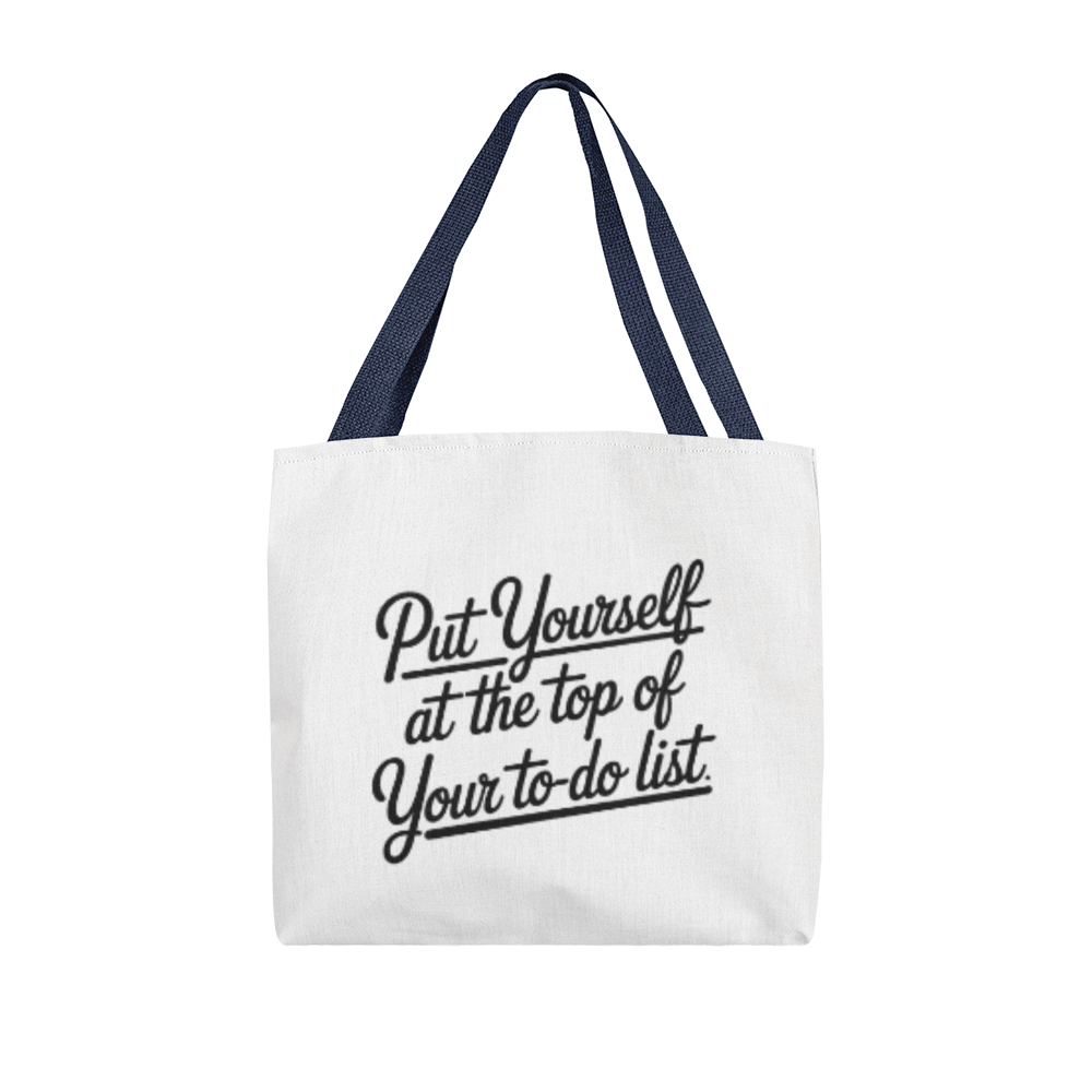 Gift-ready tote for women who need a self-care reminder
