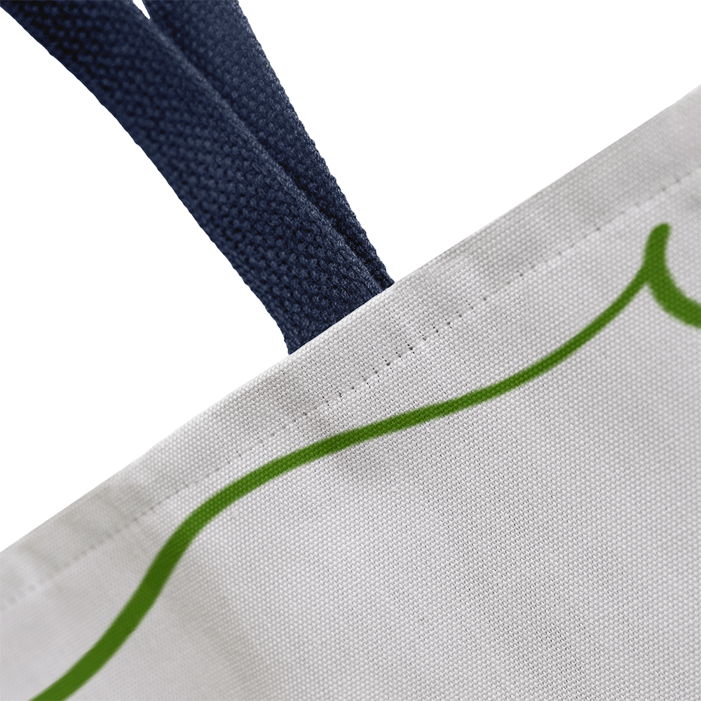 Christmas edition “Wi-Fi: ORACIÓN” tote folded neatly for packaging