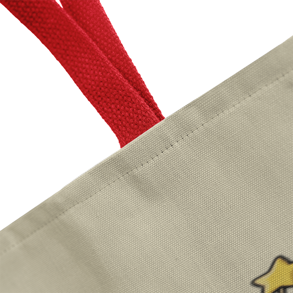 Photo-themed motivational tote bag in multiple sizes