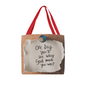Modern Christian tote styled with jeans and casual outfit