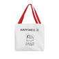 Mom and daughter hugging illustration on shopping bag