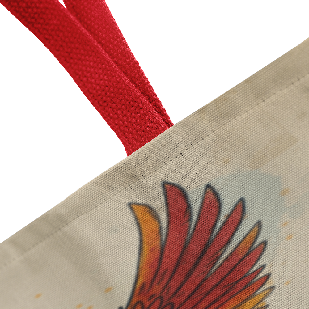 Phoenix Rise Tote Bag – Inspirational We Rise We Heal We Overcome Quote | Strength, Healing & Resilience Gift