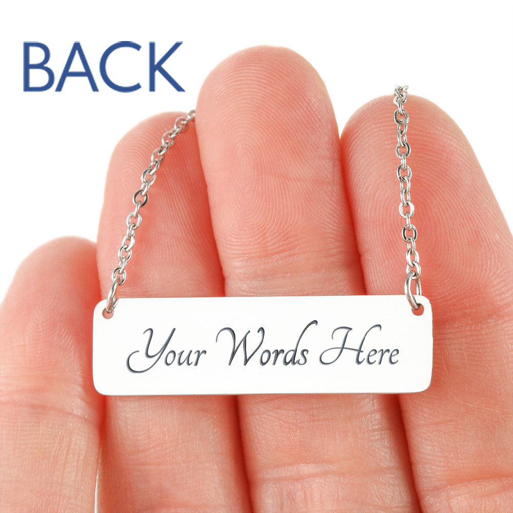 Always Carry a Rest Bar Necklace for Music Teachers & Musicians | Quinnlyn & Co.