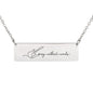 Electric Guitar Bar Necklace | Pray Without Words