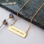 Always Carry a Rest Bar Necklace for Music Teachers & Musicians | Quinnlyn & Co.