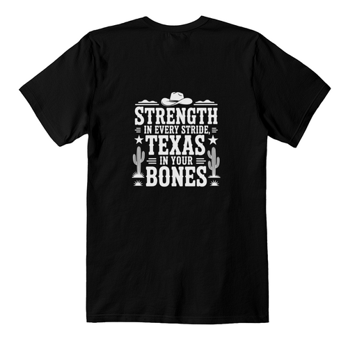 Texas Strength T-Shirt , Western Graphic Tee | Lone Star State Pride Shirt | Cowboy Desert Cactus Tee  Southern Country Unisex Shirt