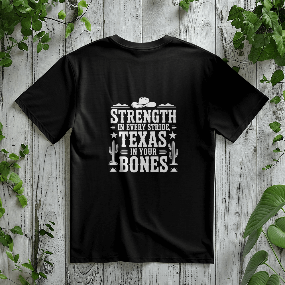 Texas Strength T-Shirt , Western Graphic Tee | Lone Star State Pride Shirt | Cowboy Desert Cactus Tee  Southern Country Unisex Shirt