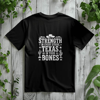 Texas Strength T-Shirt , Western Graphic Tee | Lone Star State Pride Shirt | Cowboy Desert Cactus Tee  Southern Country Unisex Shirt