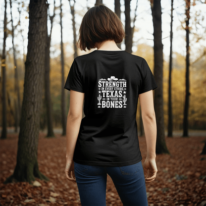 Texas Strength T-Shirt , Western Graphic Tee | Lone Star State Pride Shirt | Cowboy Desert Cactus Tee  Southern Country Unisex Shirt