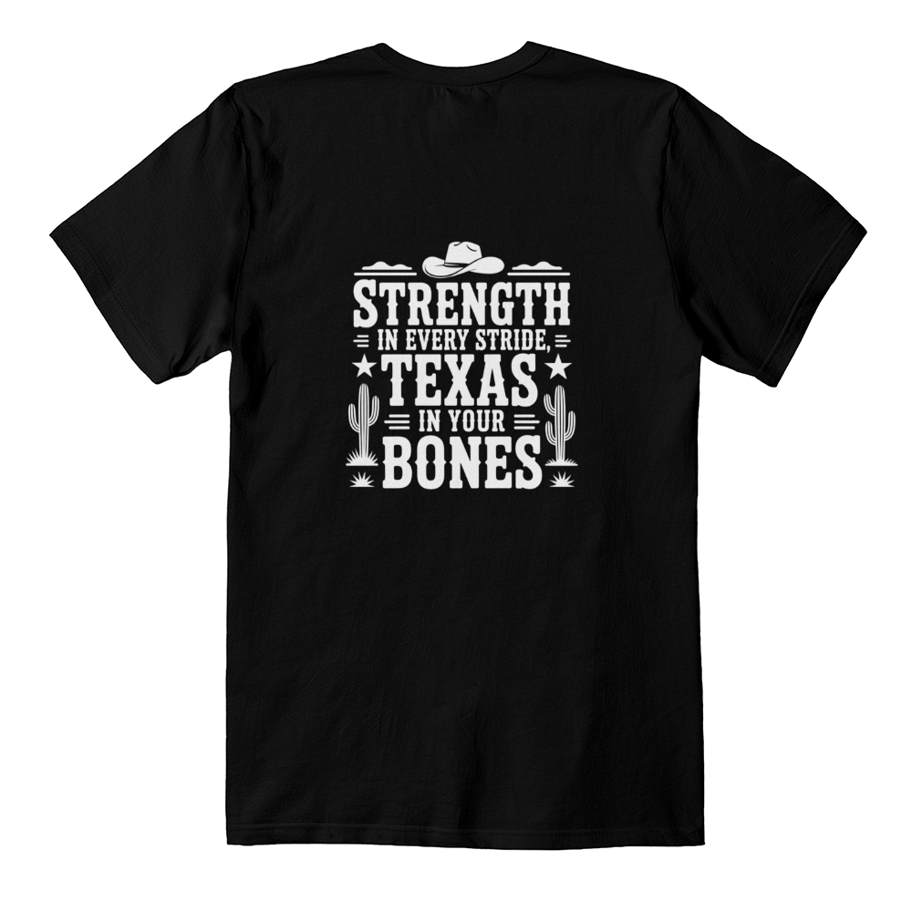 Texas Strength T-Shirt , Western Graphic Tee | Lone Star State Pride Shirt | Cowboy Desert Cactus Tee  Southern Country Unisex Shirt