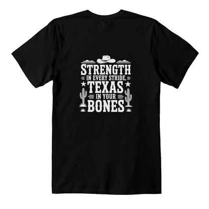 Texas Strength T-Shirt , Western Graphic Tee | Lone Star State Pride Shirt | Cowboy Desert Cactus Tee  Southern Country Unisex Shirt