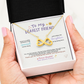 Endless Love Necklace | To My Dearest Friend Gift | Best Friend Jewelry | Meaningful Friendship Gift for Her | Birthday Gift for Bestie
