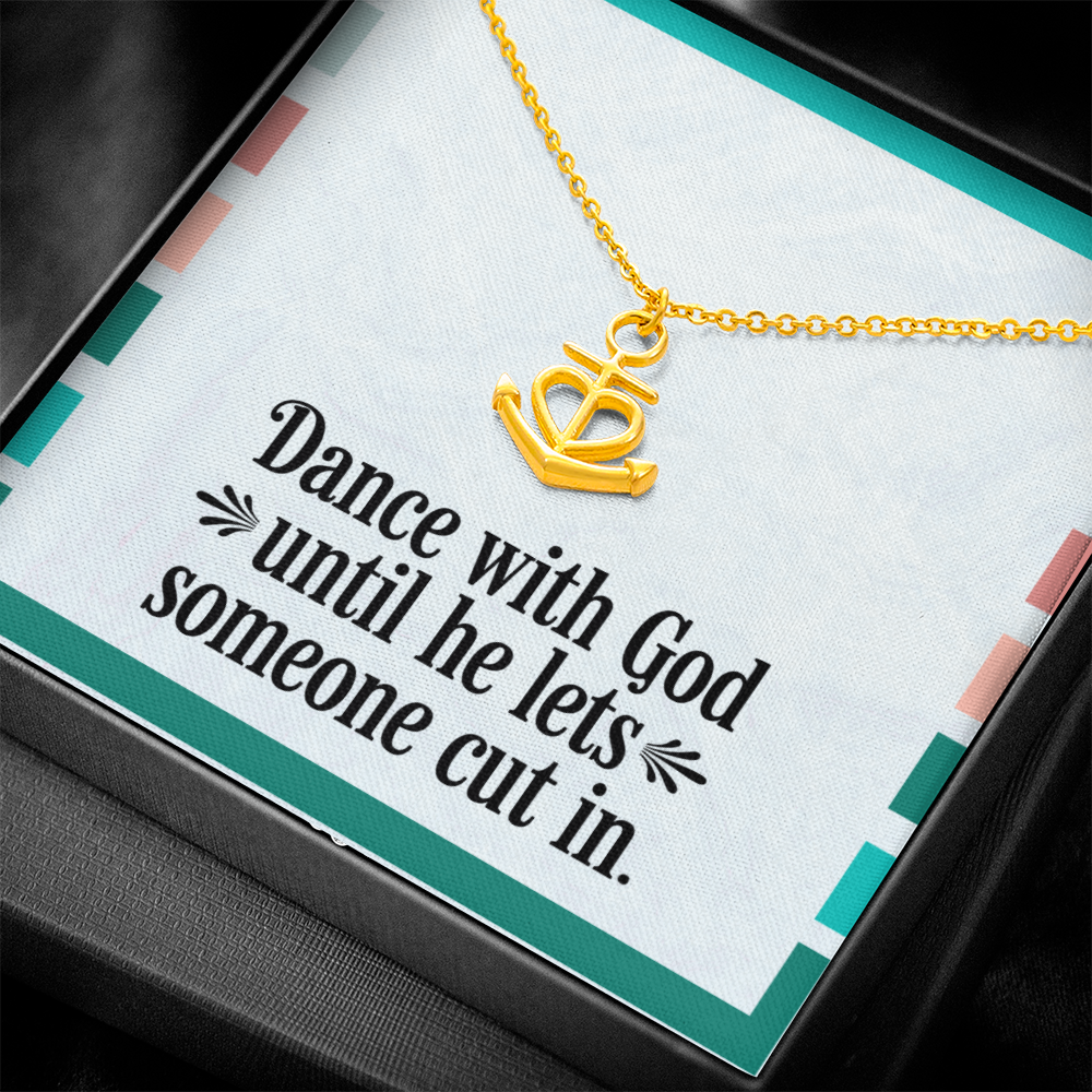 Polished .316L stainless steel pendant reflecting soft light