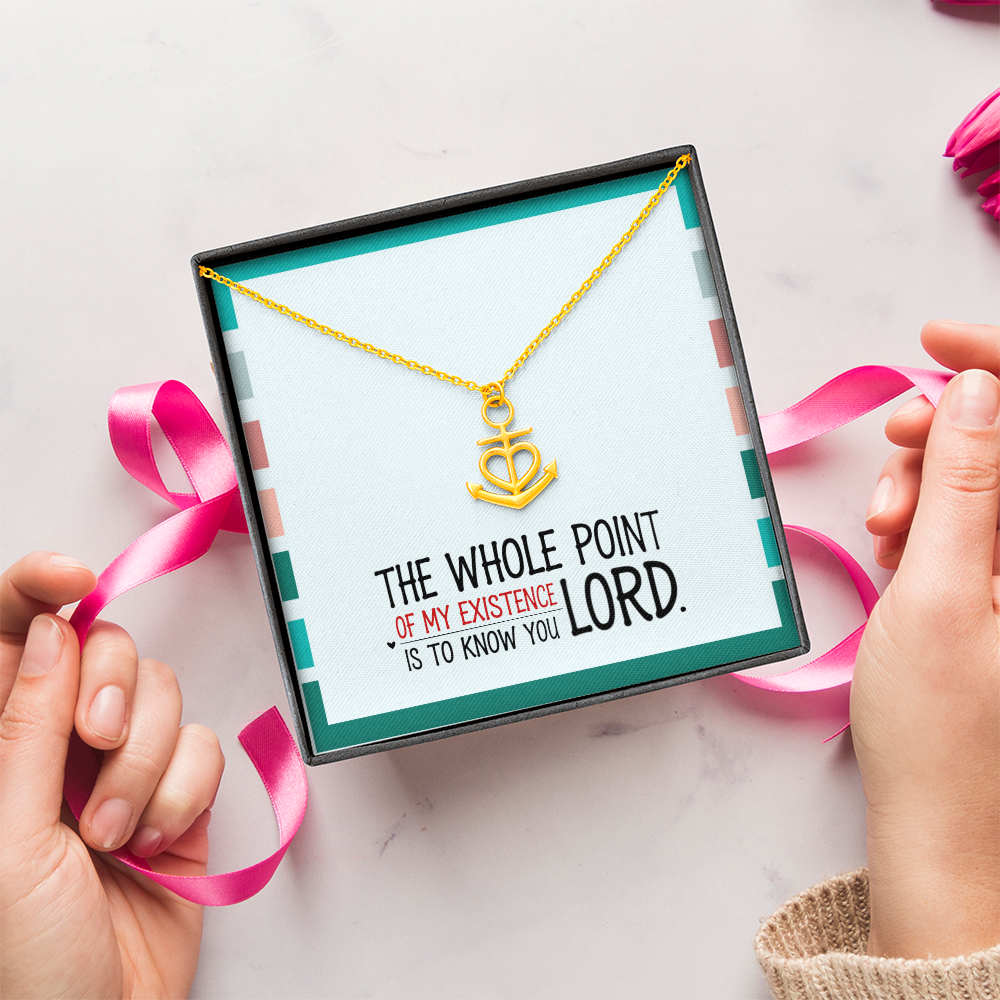 Christian necklace gift for baptism, confirmation, or birthdays