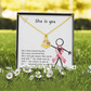 Anchor & Heart Necklace for Strong Women | Breast Cancer Awareness Gift | Warrior Mom Jewelry | Strength & Courage Pendant