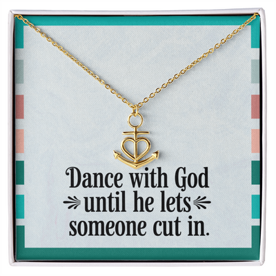 Christian necklace gift representing love, trust, and hope