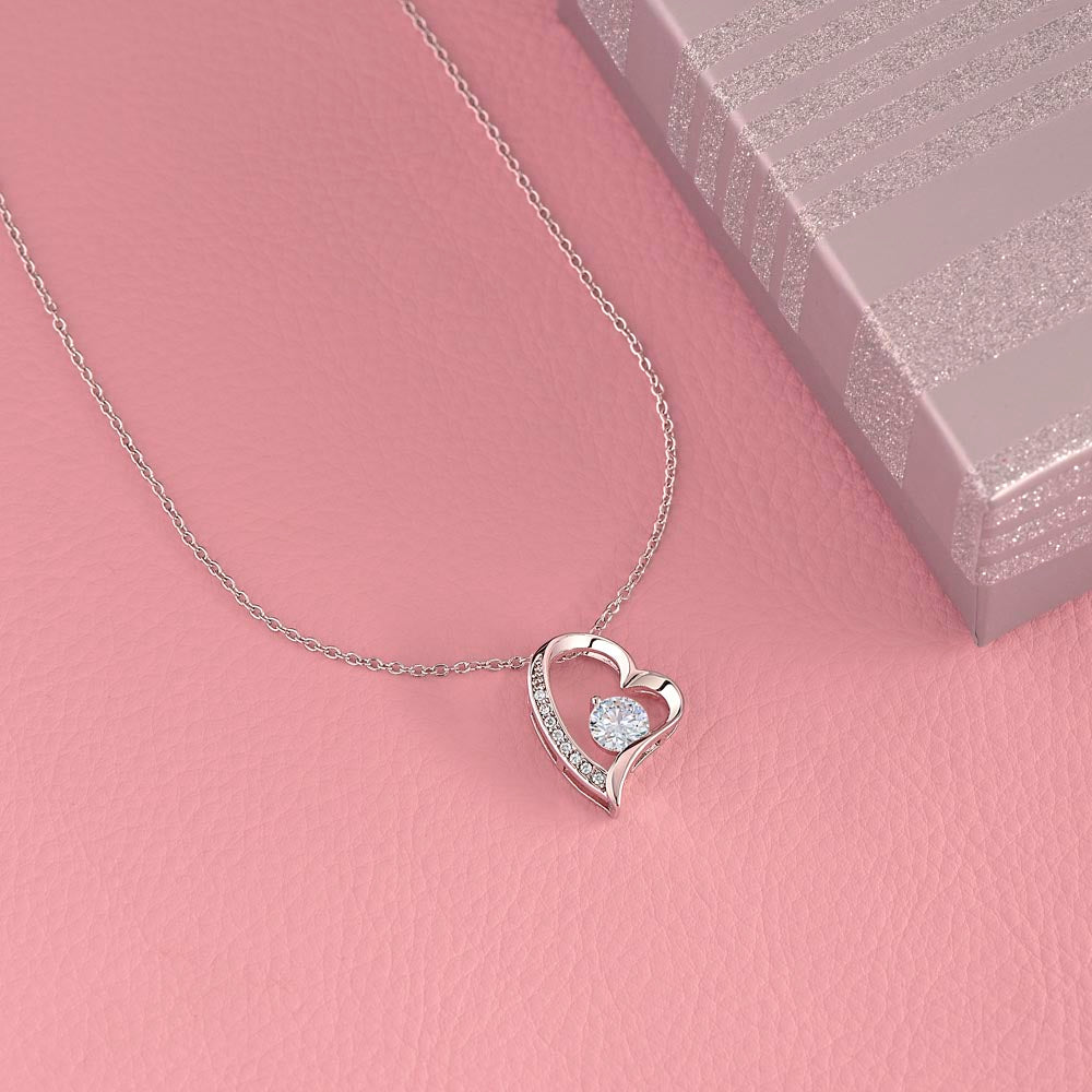 "Love Never Fails" 1 Corinthians 13:4–8 Love Forever Necklace