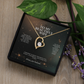 To My Beautiful Wife Forever Love Necklace – Romantic Gift from Husband