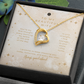 To My Beautiful Wife – Christmas Forever Love Necklace (Holiday Edition)