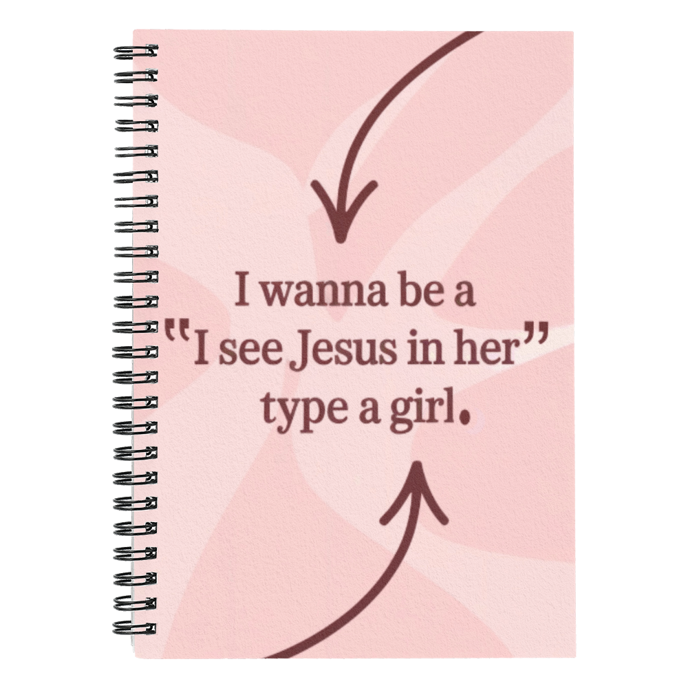 “I See Jesus in Her” faith journal for women with modern design