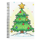 Cute Christmas Tree Spiral Notebook | Festive Holiday Journal for Notes, Sketches & Gift Giving
