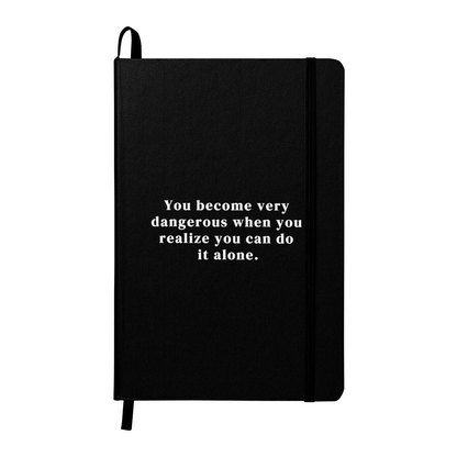 Ambassador Bound Journal elegant hardcover notebook on desk with pen and coffee