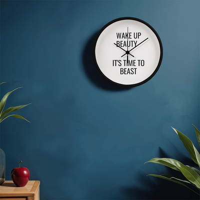 Side-by-side image showing black and white clock hand options.