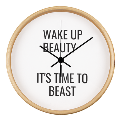 Minimalist version with white frame on clean, bright wall.