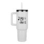 Jingle Juice 40 oz Christmas tumbler with engraved holiday design