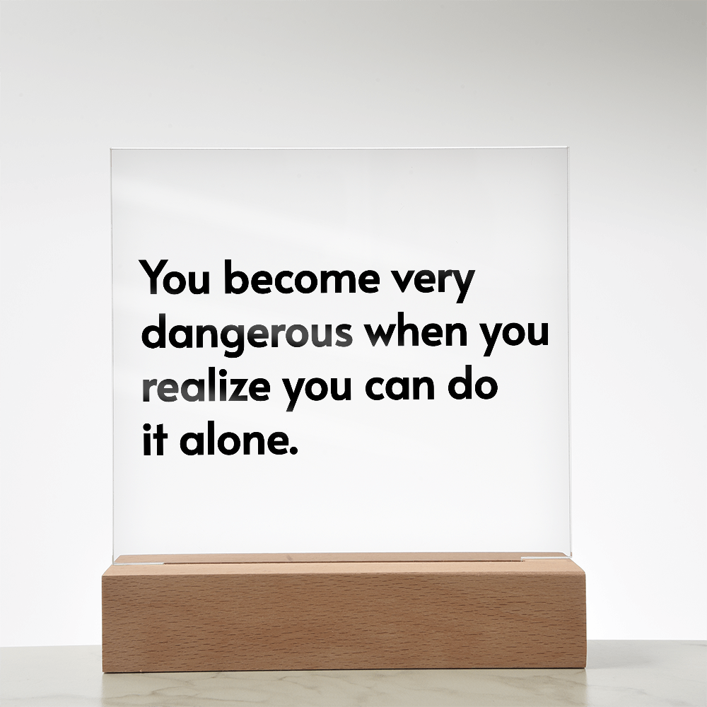 Meaningful light-up plaque perfect as a thoughtful gift for her or him