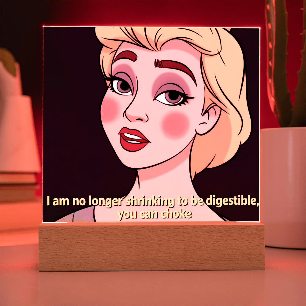 Acrylic plaque photographed flat on marble background with dried flowers and stationery for elegant aesthetic.