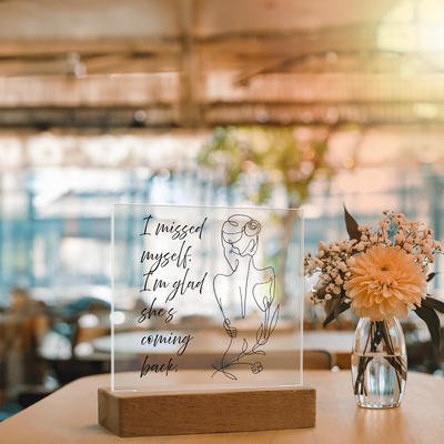 Emotional self rediscovery home décor gift for healing and growth