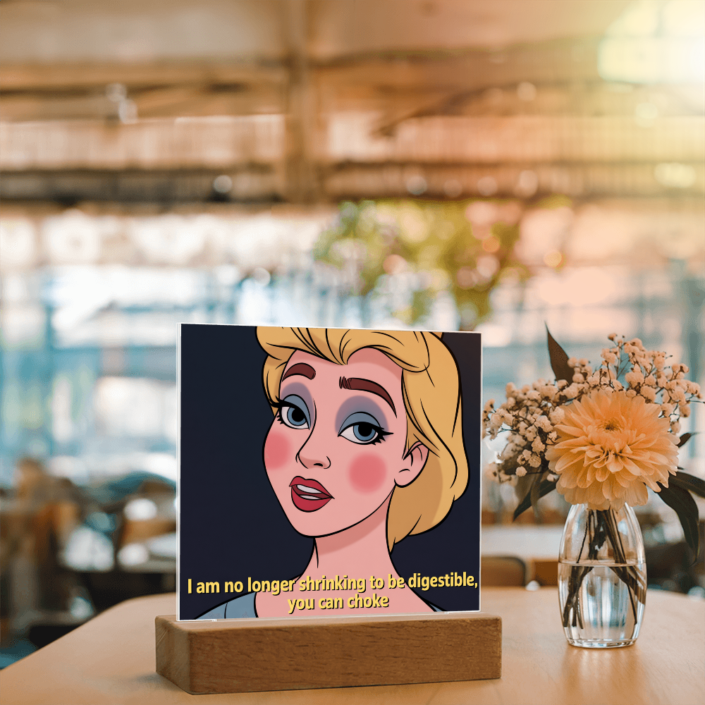 Acrylic plaque beautifully packaged in protective gift box with tissue wrap and thank-you note.