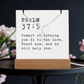 Psalm 37:5 — Trust in the Lord Keepsake Cross Necklace
