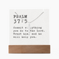 Psalm 37:5 — Trust in the Lord Keepsake Cross Necklace