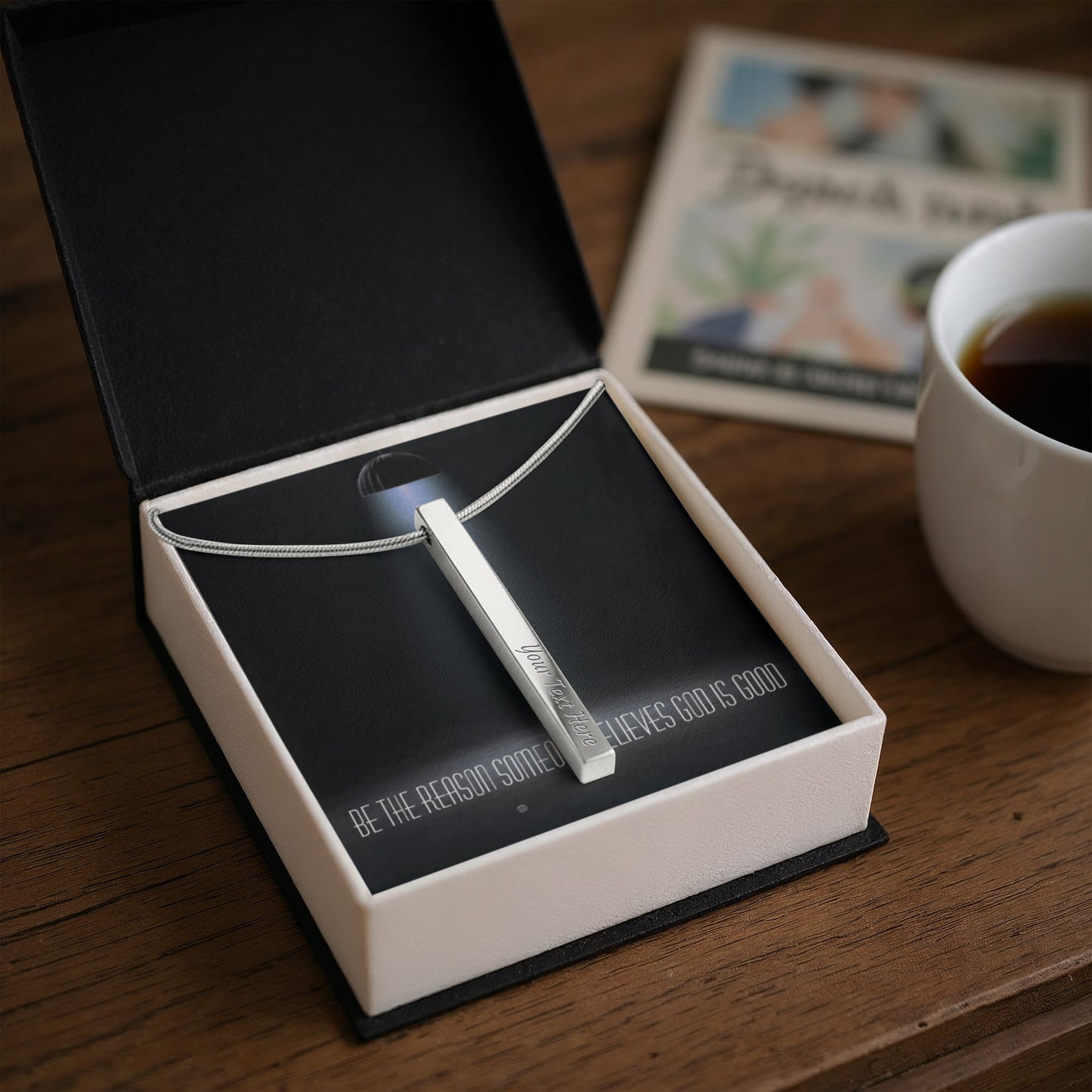 “Be the Reason Someone Believes God Is Good” – Faith & Kindness Necklace