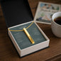 Teacher Appreciation Gift for Her | Teach. Love. Inspire. | Engraved 4-Sided Stick Necklace with Message Card