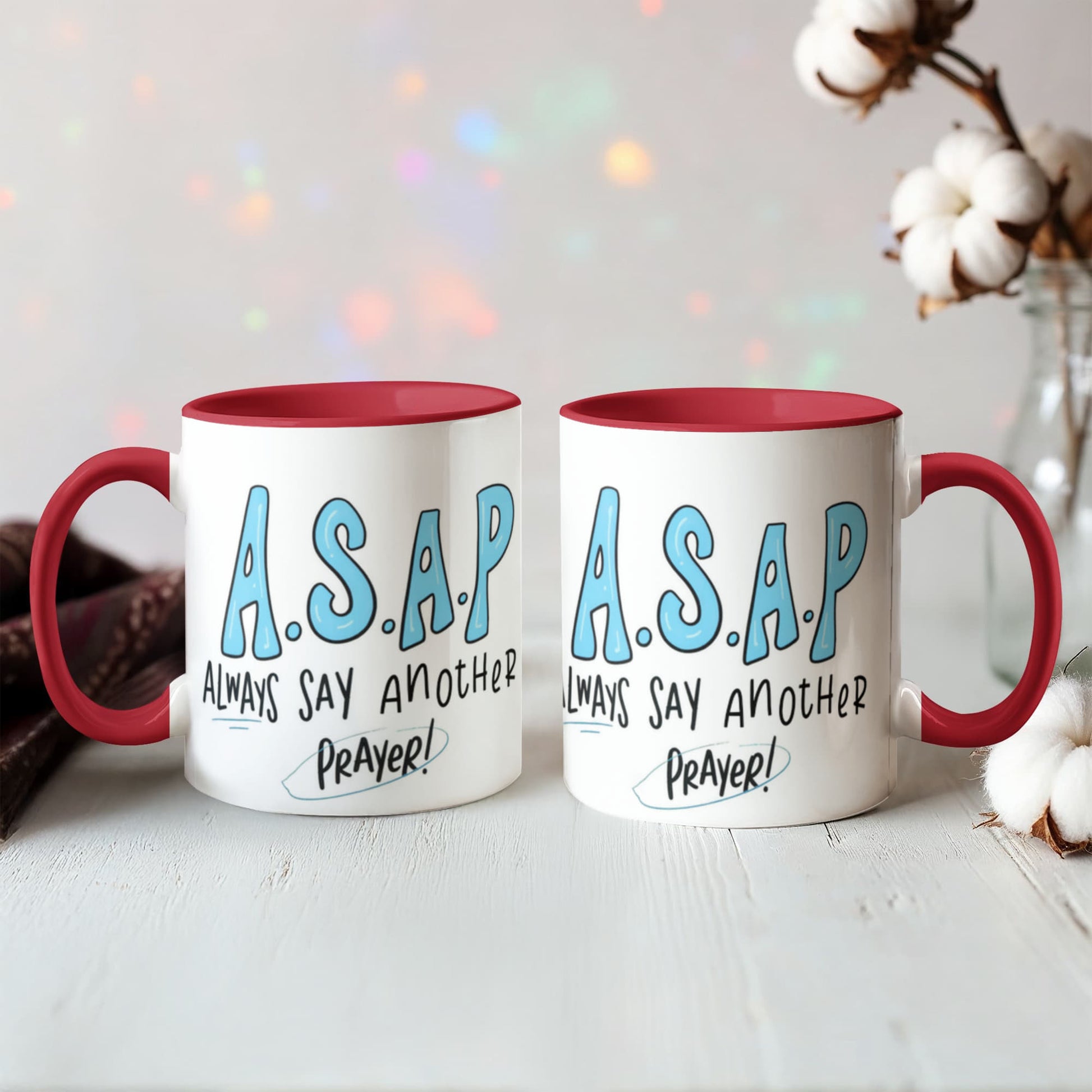 Dishwasher-safe mug with glossy finish and vibrant print