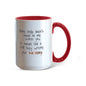 Dishwasher-safe mug glowing softly under natural light