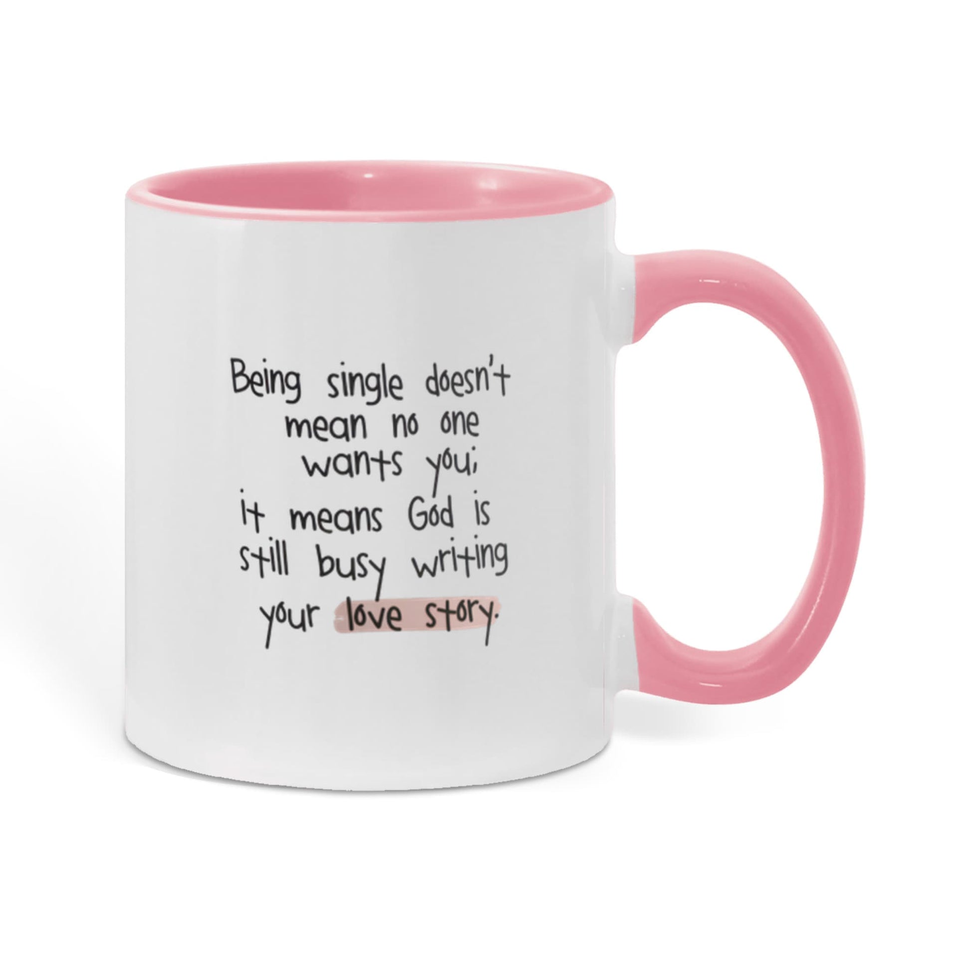 Close-up of handle and rim in accent color with glossy finish