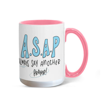 Close-up of interior color and contrasting glossy white exterior