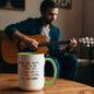 God’s Still Writing Your Love Story - Inspirational Single Life Mug, Faith-Based Two-Tone Ceramic Coffee Cup (11oz & 15oz)
