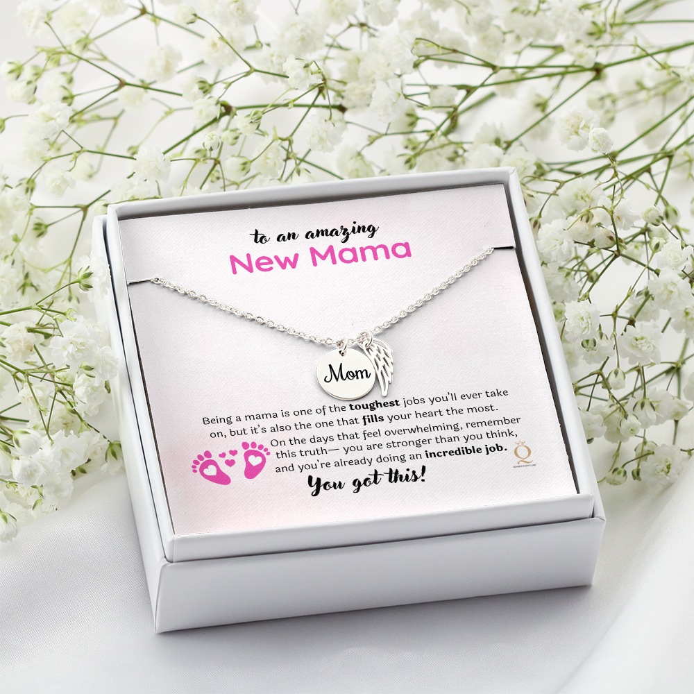 Elegant necklace for goddaughter on adjustable chain, 18–22 inches
